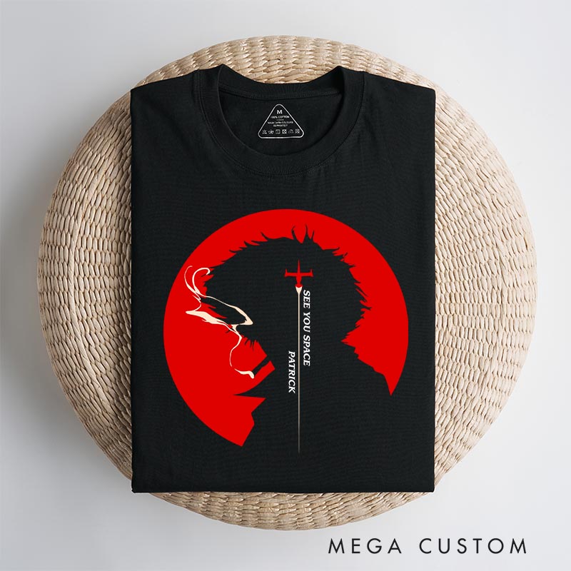 Personalized 90s Anime See You Cowboy Classic T-Shirts Japanese Manga Tshirt for Anime Lovers