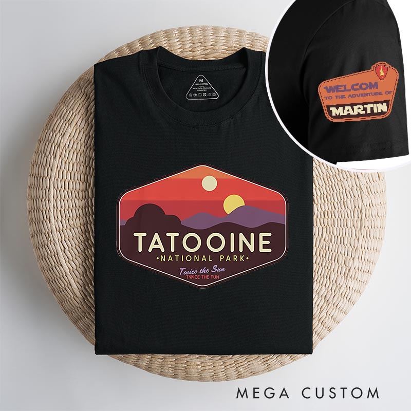 Personalized Galaxy National Park Movie Classic T-Shirts Movie Funny Nerd Tshirt Shirt