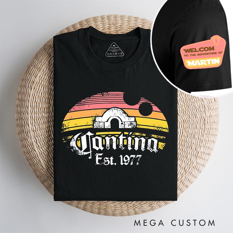 Personalized Galaxy Cantina Classic T-Shirts Funny Geek Tshirt for Movie Lovers