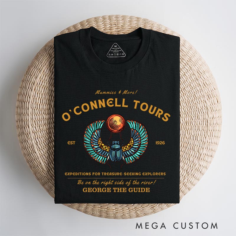 Personalized O'Connel Tours Classic T-Shirts Horror Movie Tshirt 80s Horror Movie Shirt