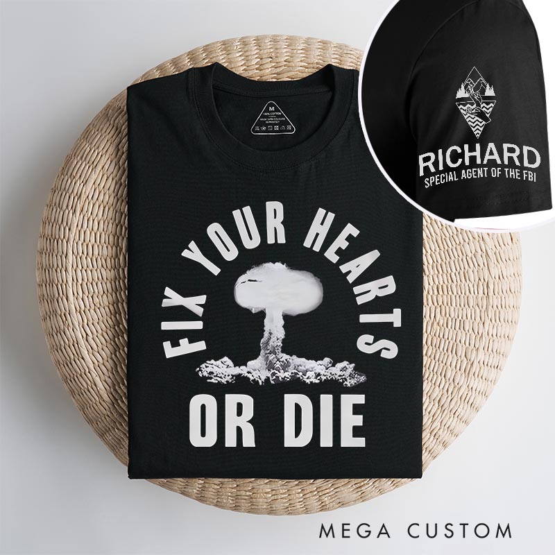 Personalized Fix Your Heart Movie Classic T-Shirts Horror TV Show Tshirt Horror TV Series Shirt