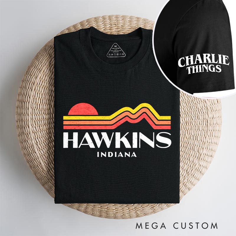 Personalized Hawkins Horror TV Series Movie Classic T-Shirts Scary TV Show Tshirt Halloween Shirt