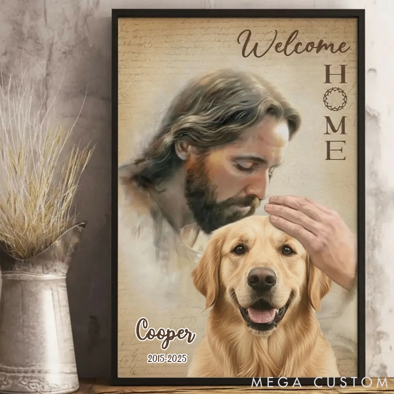 Personalized Pet Lover Remembering You with Love Pet Portrait