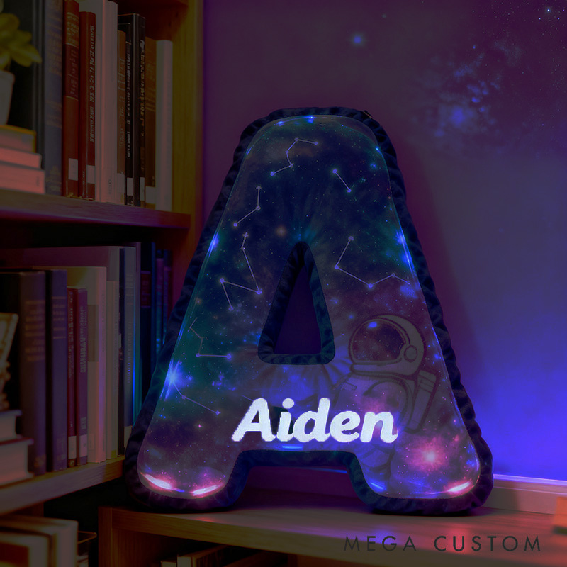 Personalized Zodiac-Themed Magic Letter Pillows Suitable for Kids Zodiac Enthusiasts and Magic Lovers