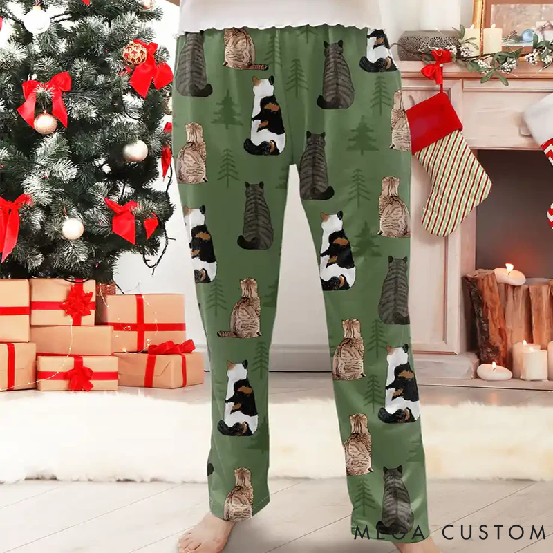 Personalized Cat Lover I Love My Cats Pajamas