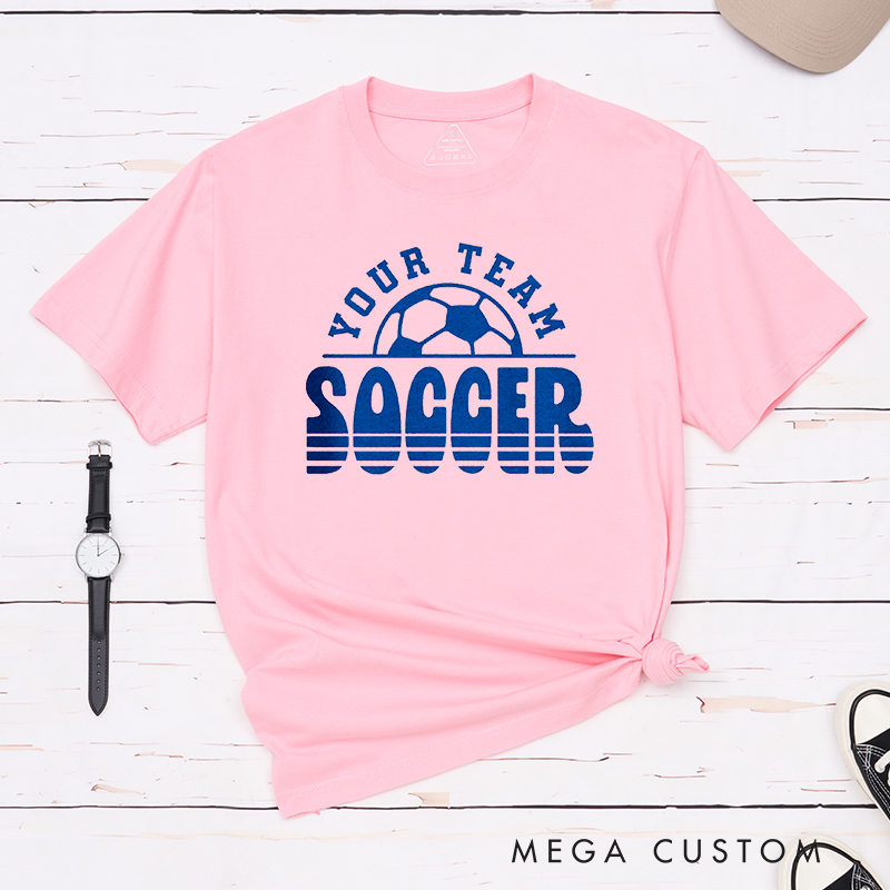 Personalized Team Soccer T-Shirt with Custom Team Name