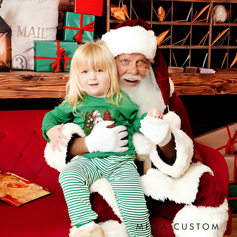 Personalized "Tis the Season" Christmas Pajamas with Custom Name 