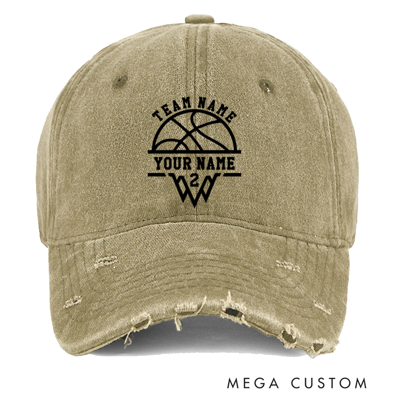 [Copy]Personalized Graduation Basketball Cap with Custom Name and Number Design