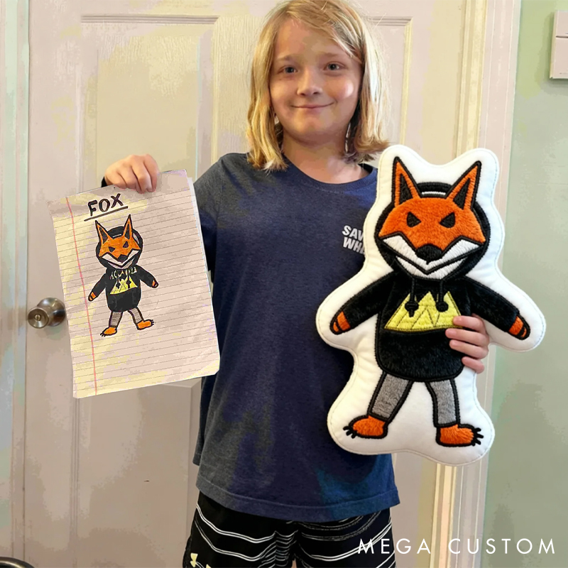 Personalized Drawing Pillow Turn Your Artwork into a Plush Toy Unique Gift for Kids Parents and Art Keepsake Lovers