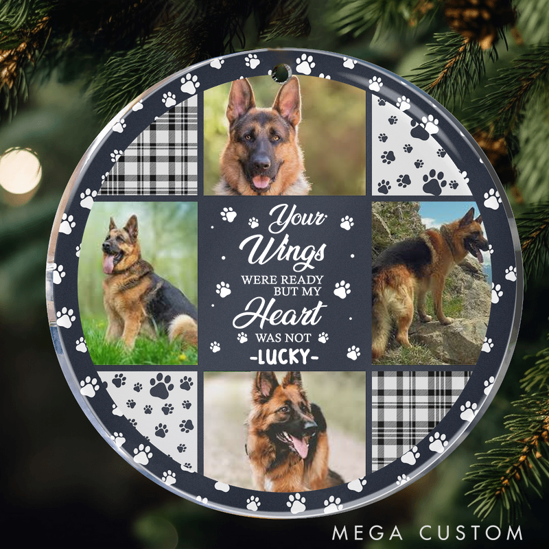 Personalized Pet Lover Custom Photo You were My Favorite Hello Ornament