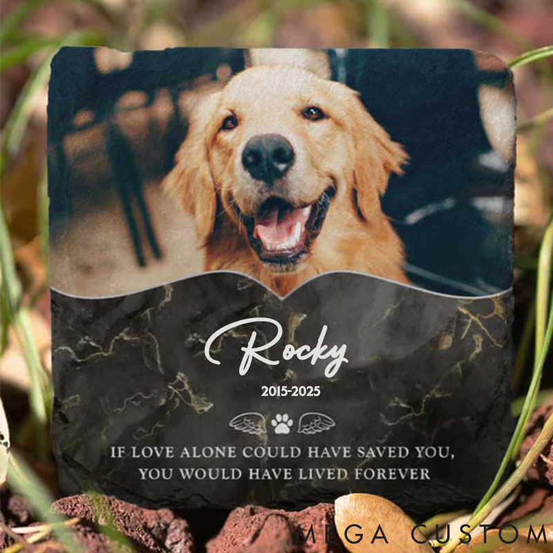 Personalized Pet Lover You would have Lived Forever Garden Stone
