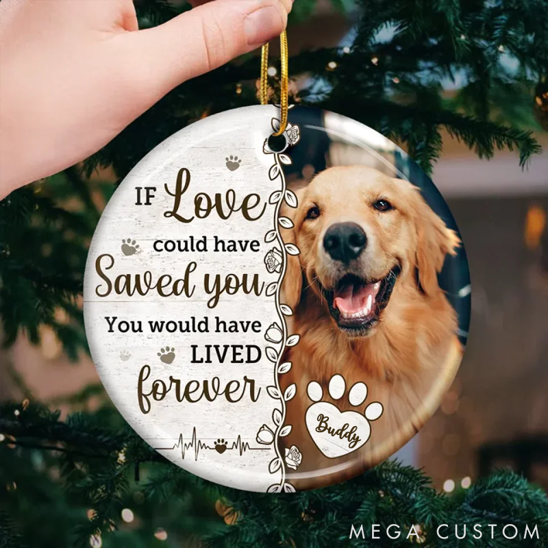 Personalized Pet Lover Christmas Memorial Sympathy Gifts  Ornament