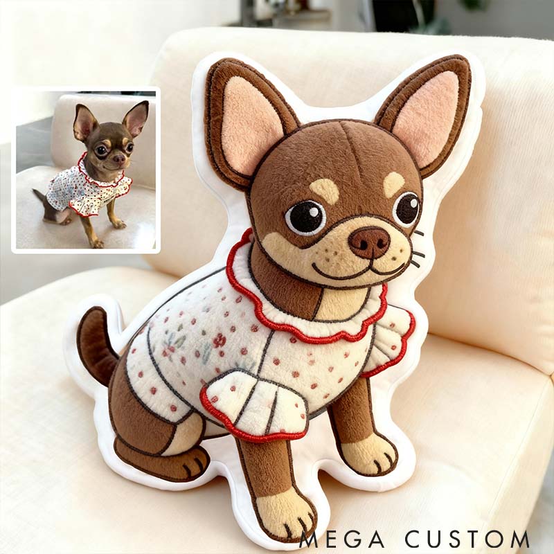 Personalized Pet Lover Pet Photo Graphic 3D Print Pillow