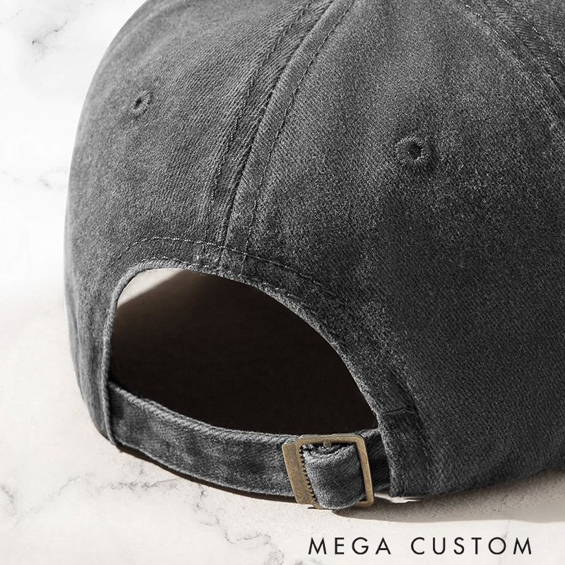 Personalized Baseball Cap with Name Embroidered Hat Adjustable Sports Cap Unisex Baseball Cap