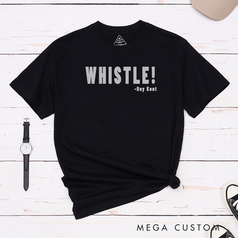 Personalized "Whistle!" Sport T-Shirt with Custom Name