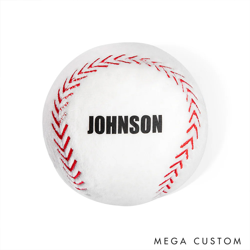 Personalized Sports Throw Pillow with Custom Text for Fans