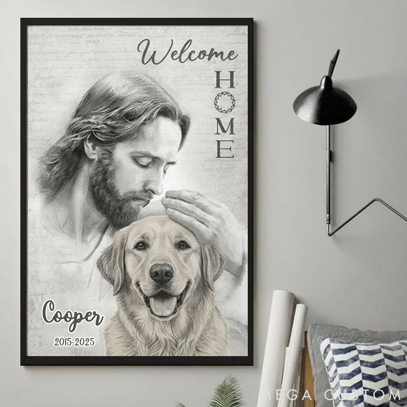 Personalized Pet Lover Remembering You with Love Pet Portrait