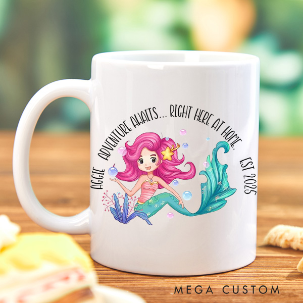 Personalized Mug for Kids Custom Mug for Girls Birthday Party Favors Children's Gift Housewarming Gifts for Kids Farewell Gift Moving Away Gifts
