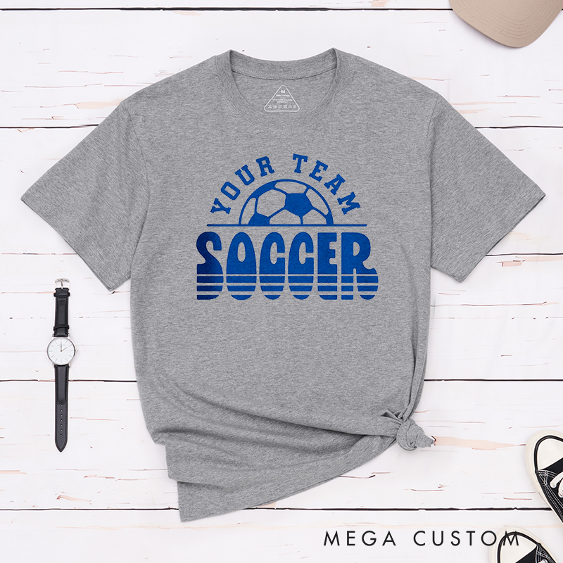Personalized Team Soccer T-Shirt with Custom Team Name