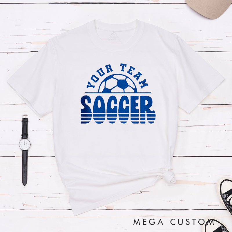 Personalized Team Soccer T-Shirt with Custom Team Name