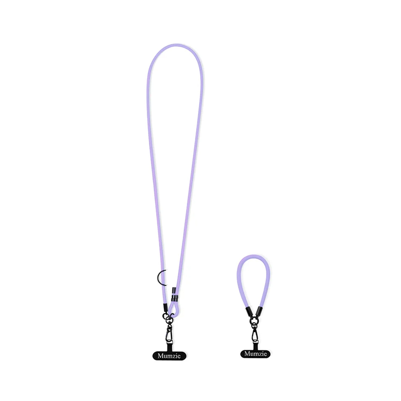 Personalized Multicolor Universal Adjustable Crossbody Phone Lanyard with Patch Pad and Name Outdoor Travel Accessory Gift for Family Friends