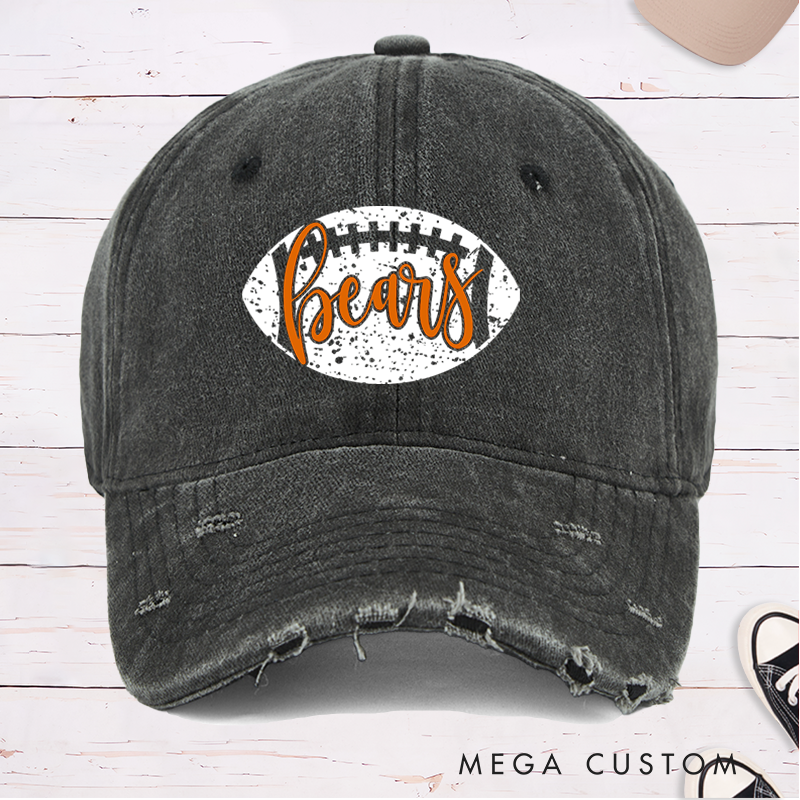 Personalized American Football Cap with Custom Team Name for Fans