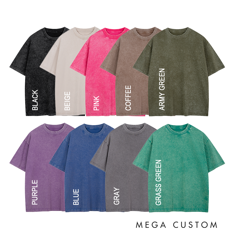 Personalized Ice Hockey Fan Washed T-Shirt with Custom Player Image, Name, and Number