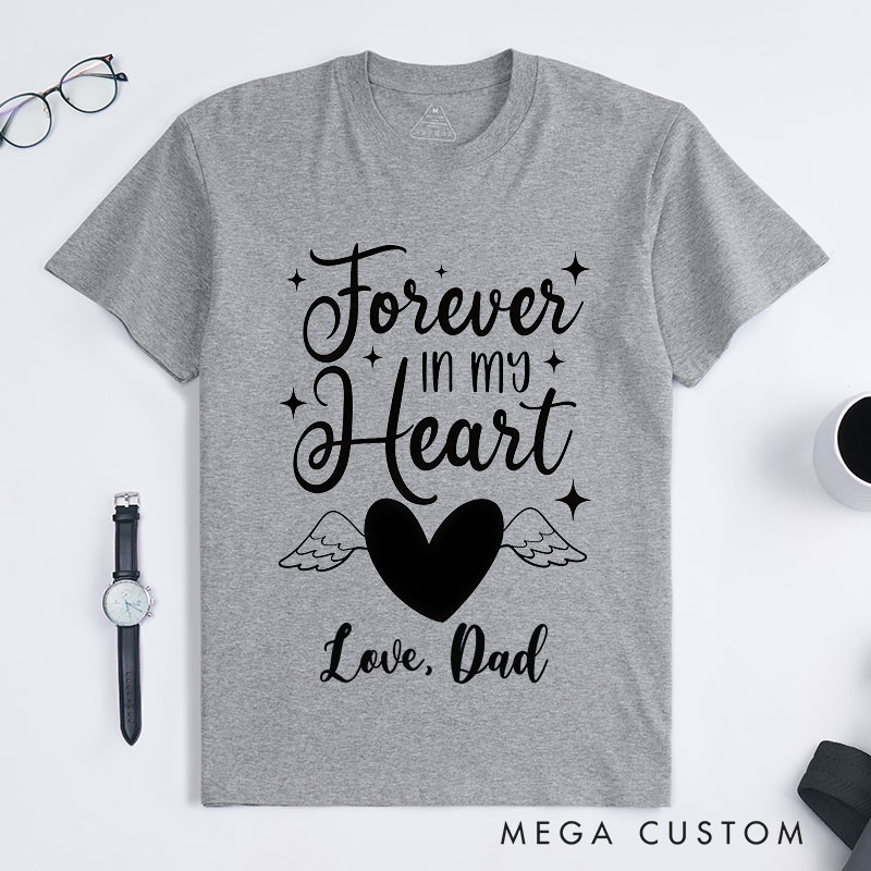Personalized Memorial Shirt Remembrance Shirt Your Wings Were Ready But Our Hearts Were Not Shirt Sympathy Gift for Loss of A Loved One