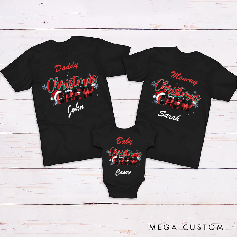 Personalized Christmas Crew Memorable Festival Family Matching Outfit