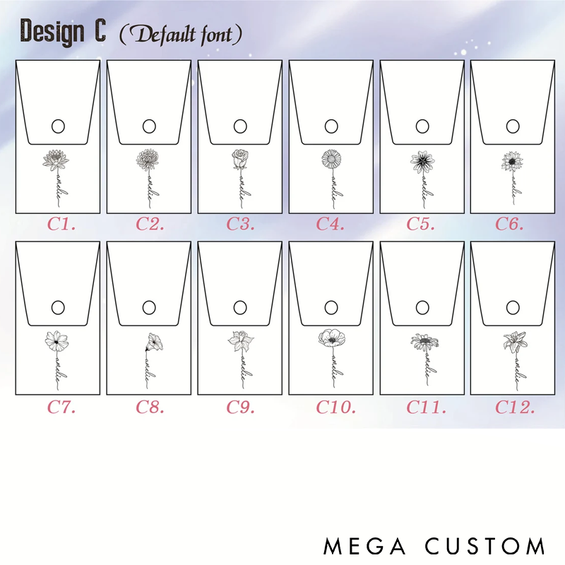 Personalized Makeup Brush Set Custom Name with Floral Case Travel-Friendly Design Perfect Gift for Women or Beauty Lovers