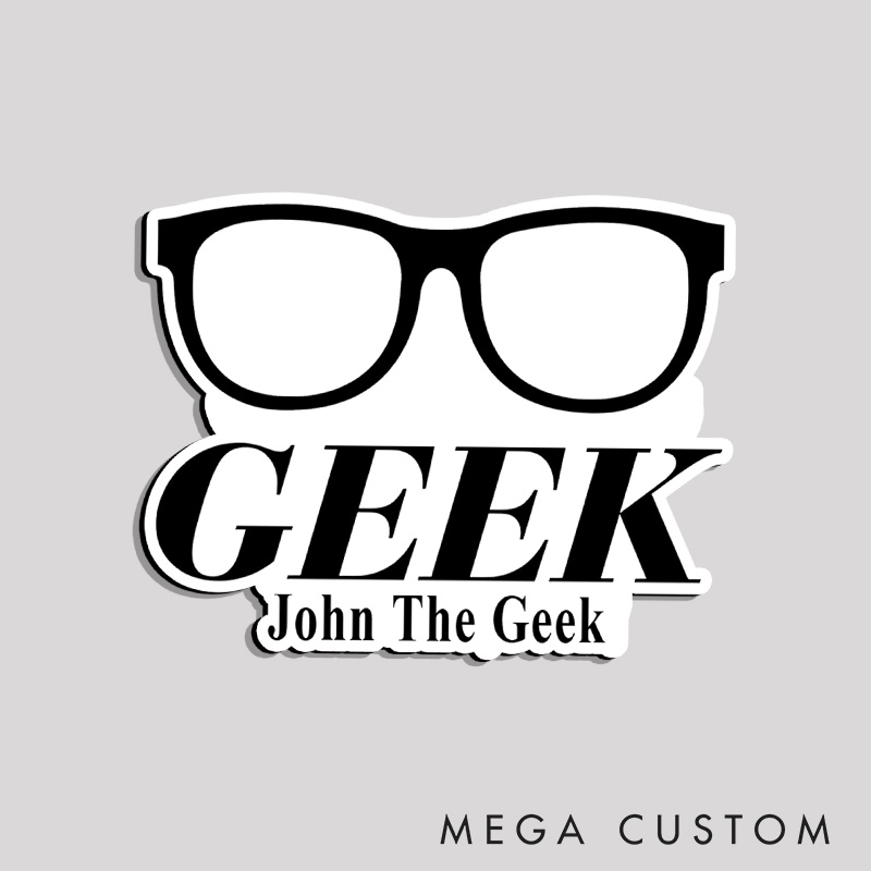 Personalized Geek Mode Refrigerator Magnets Programmer Computer Technology Lover Magnets Gift for Nerd Geek  