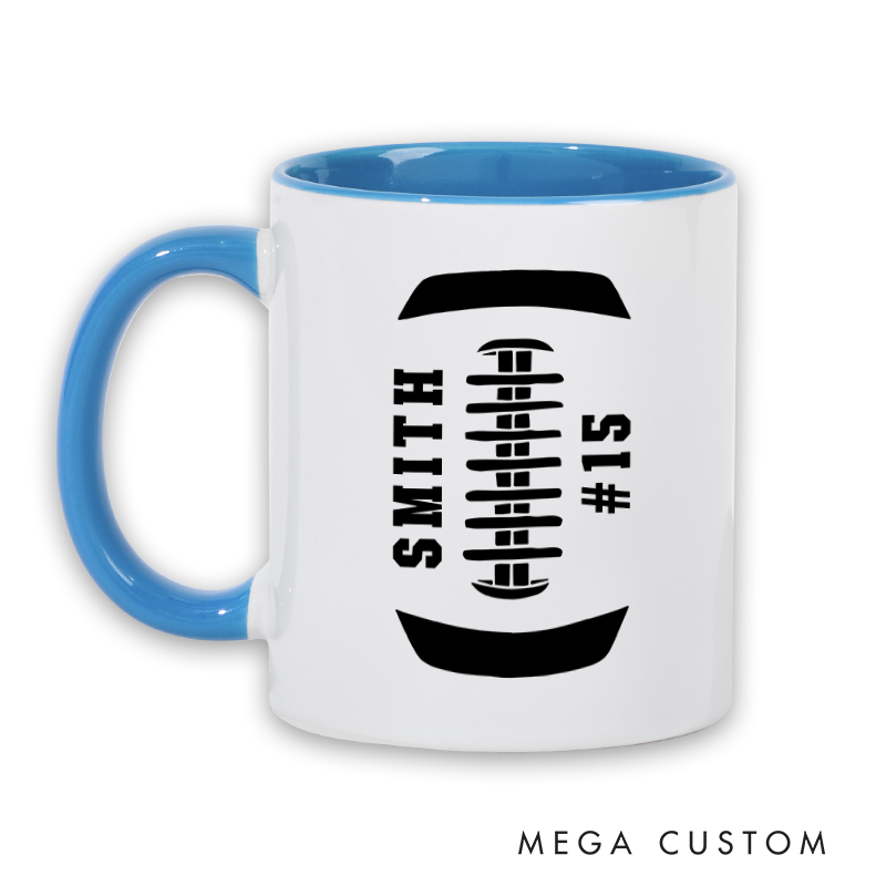 [Copy]Personalized American Football and Rugby Coach Mug with Custom Name