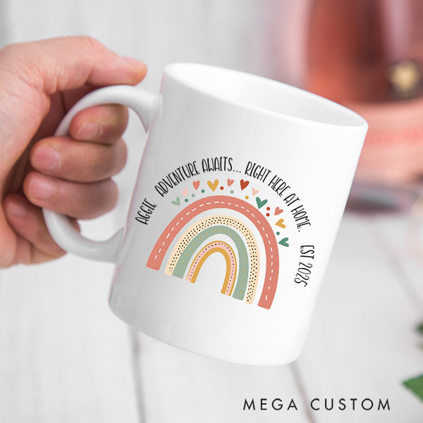 Personalized Mug for Kids Custom Mug for Girls Birthday Party Favors Children's Gift Housewarming Gifts for Kids Moving Away Gifts Farewell Gift