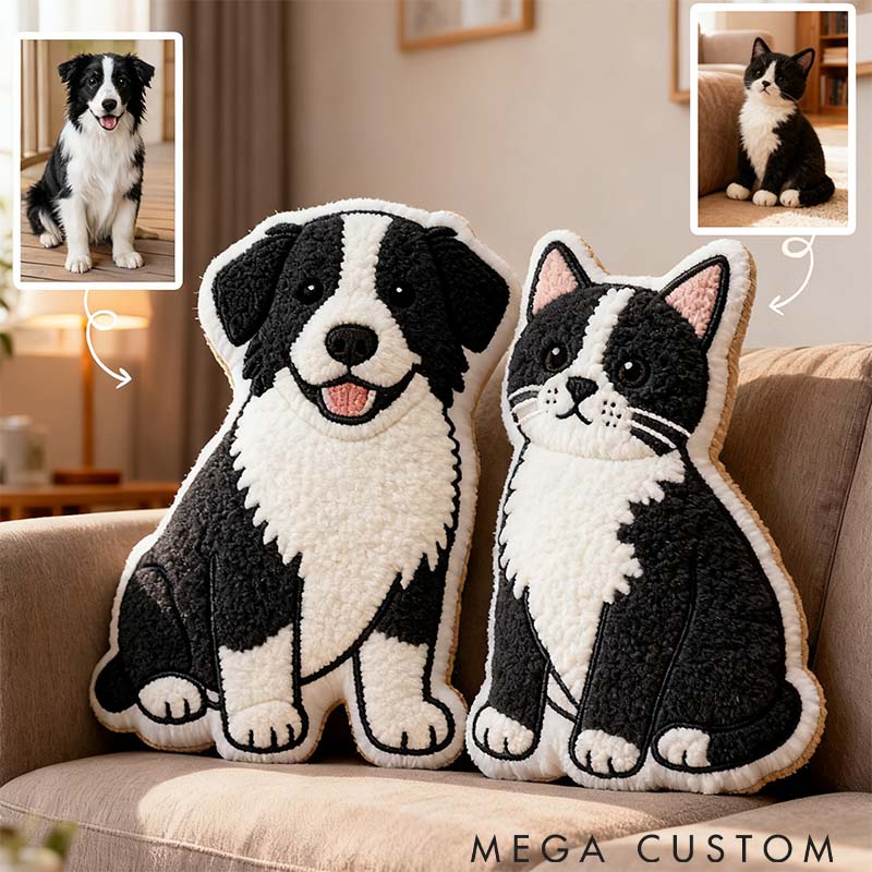 Personalized Pet Lover Pet Photo Graphic 3D Print Pillow