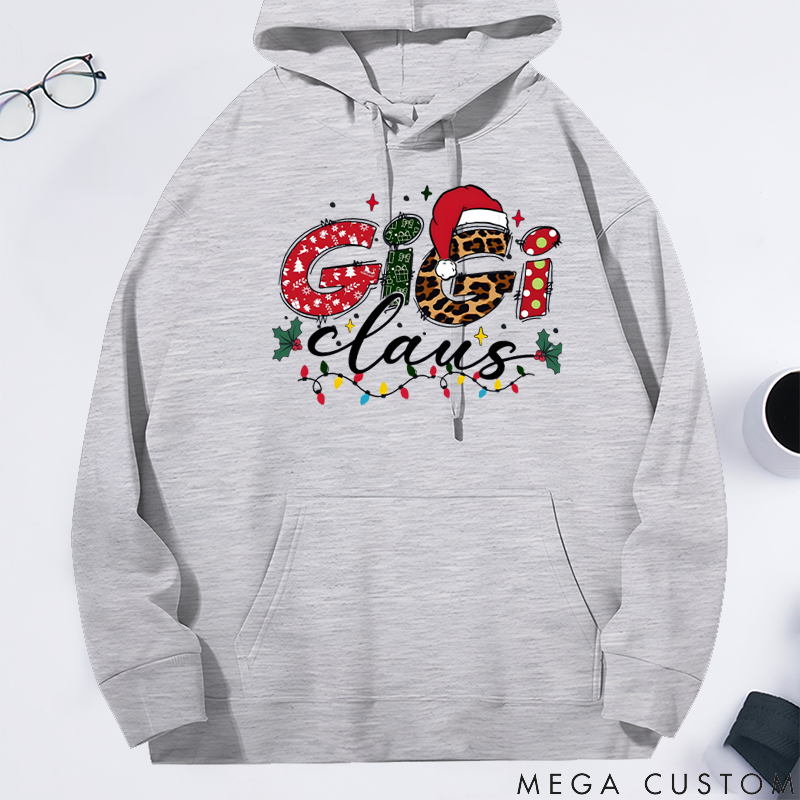 Personalized Christmas Mama Gigi Nana Classic Hoodie Gift for Mother Grandma