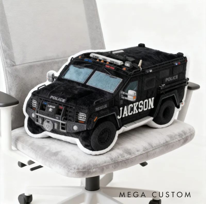 [Copy]Personalized Firefighter Dalmatian Pillow Custom Name Design Cushion Adorable Gift for Firefighters Children 