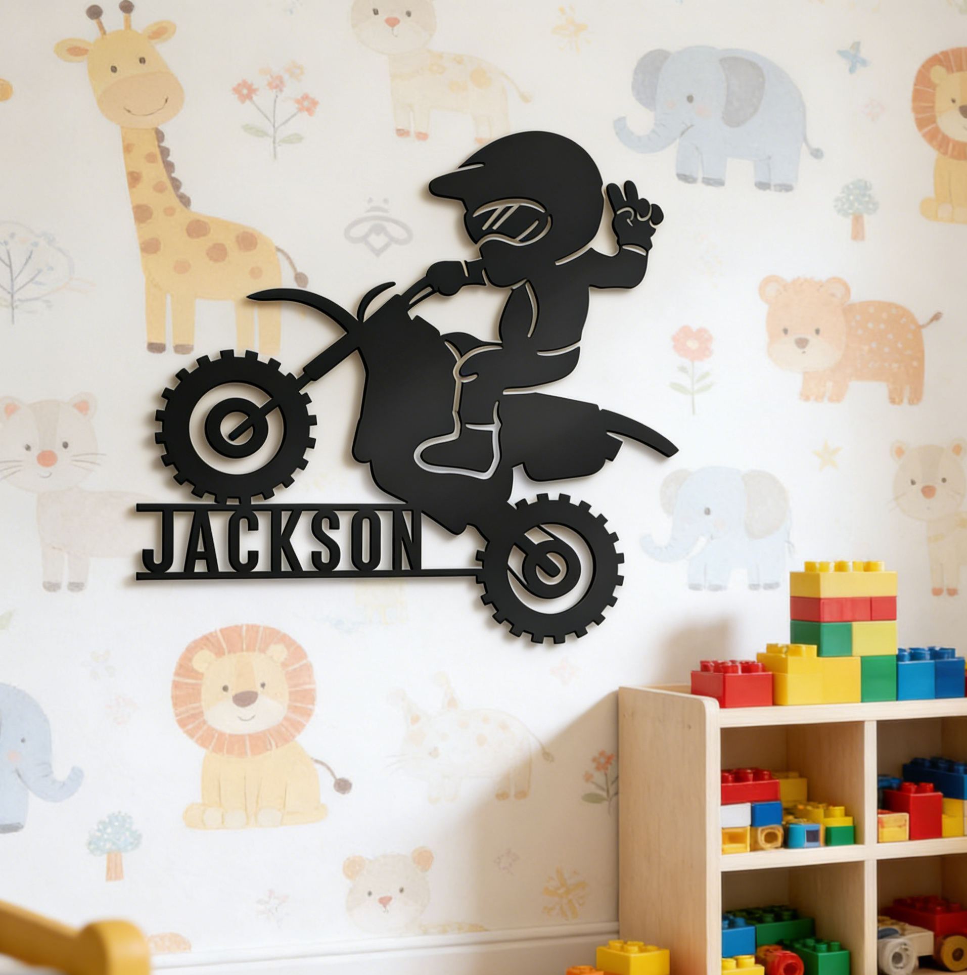 [Copy]Personalized Motorcycle Metal Wall Art Personalized Biker Name Sign Garage Decor Gift for Motorcycle Lovers