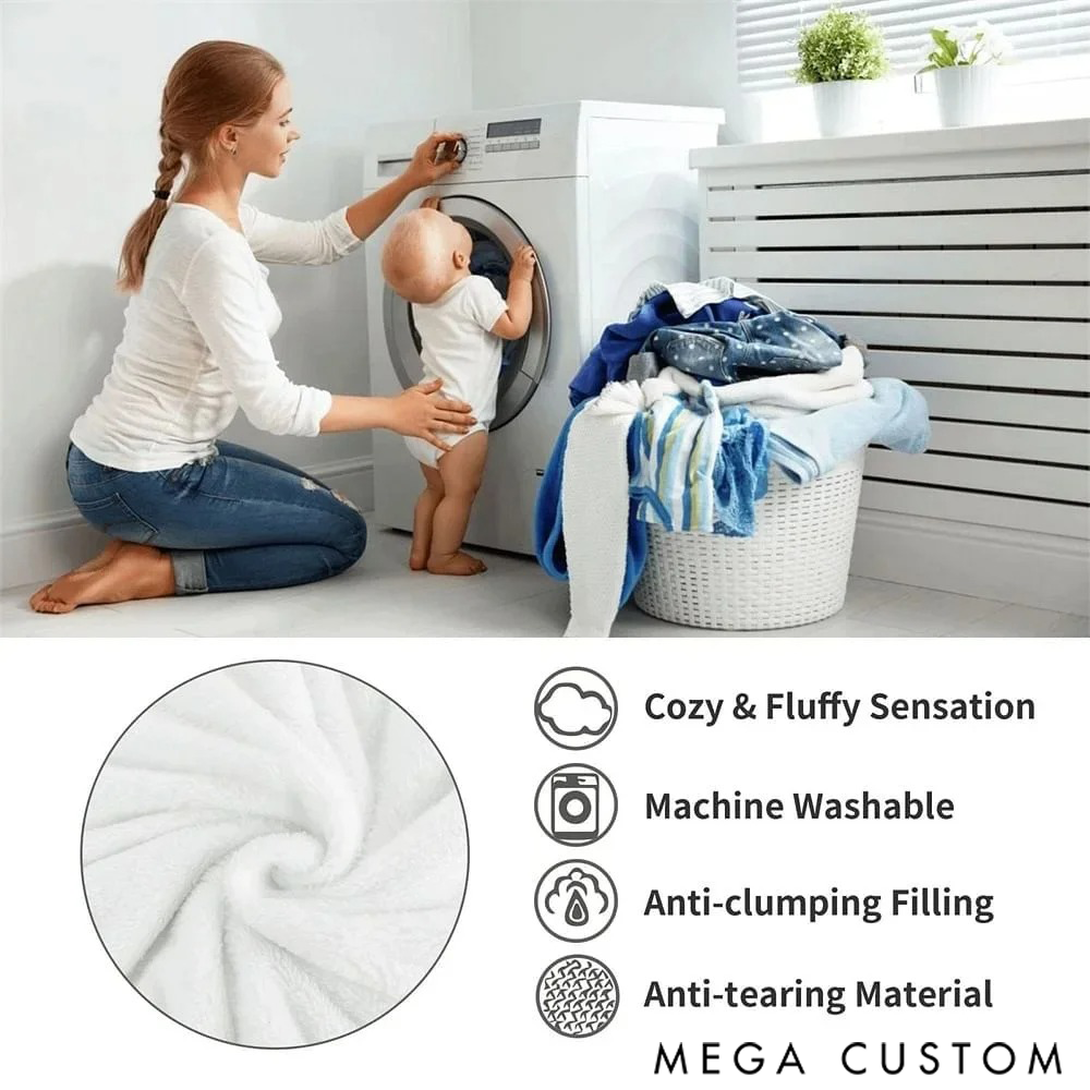 Personalized Bow Volleyball Softball Golf Ball Sports Soft Throw Blanket with Name and Number Christmas Birthday Gift for Sport Lovers Girls