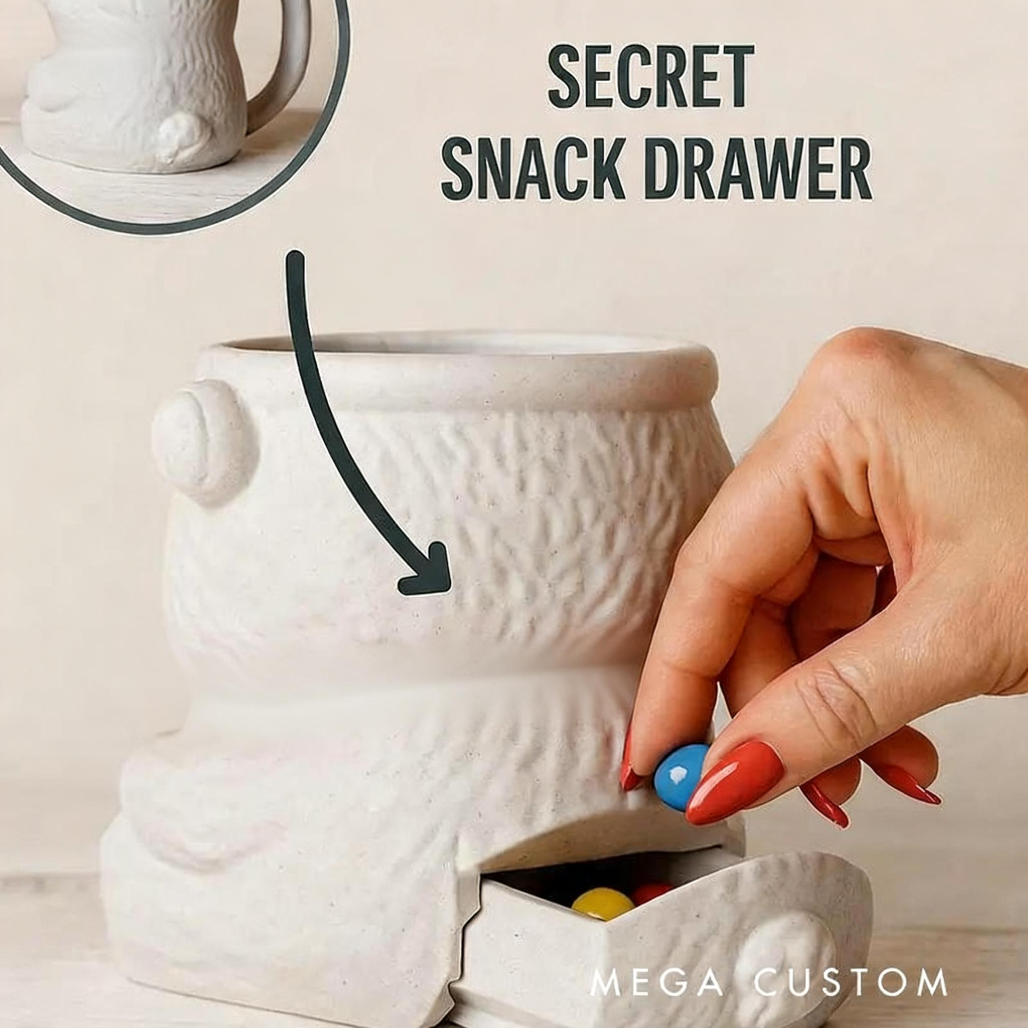 Polar Bear Ice Cream Pint Holder 3D Printed Cozy with Spoon Slot