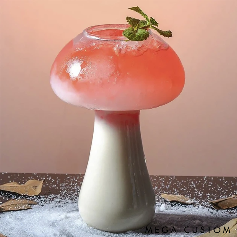 Creative Mushroom-Shaped Drink Glass for Cocktails Juices and Desserts Perfect for Parties and Gifts
