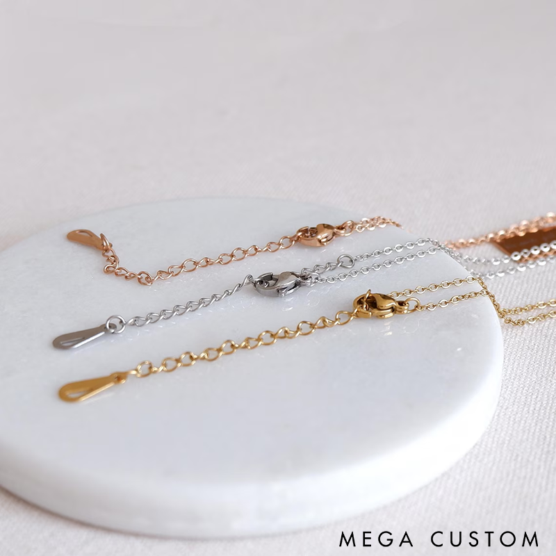 Personalized Secret Message Envelope Necklace with Custom Engraved Message Unique Gift for Women Friends and Loved Ones