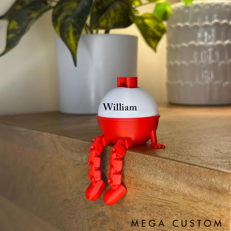 Personalized Fishing Bobber Decoration Fishing Desk Decor Bobber Buddy Funny Fishing Gift 3D Printed Perfect Gift for Fishing Enthusiasts