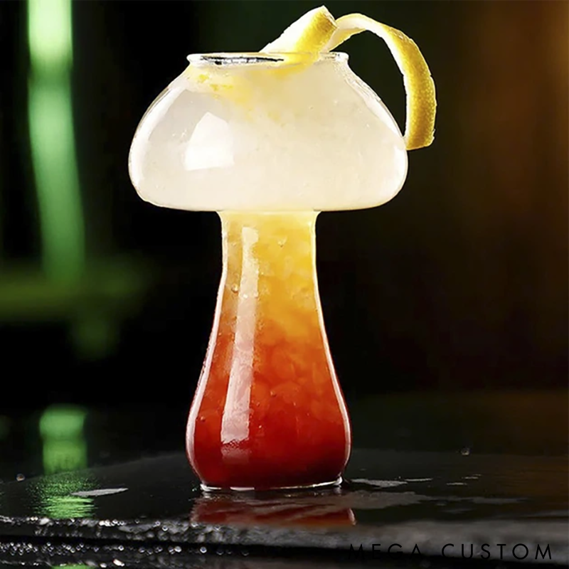 Creative Mushroom-Shaped Drink Glass for Cocktails Juices and Desserts Perfect for Parties and Gifts