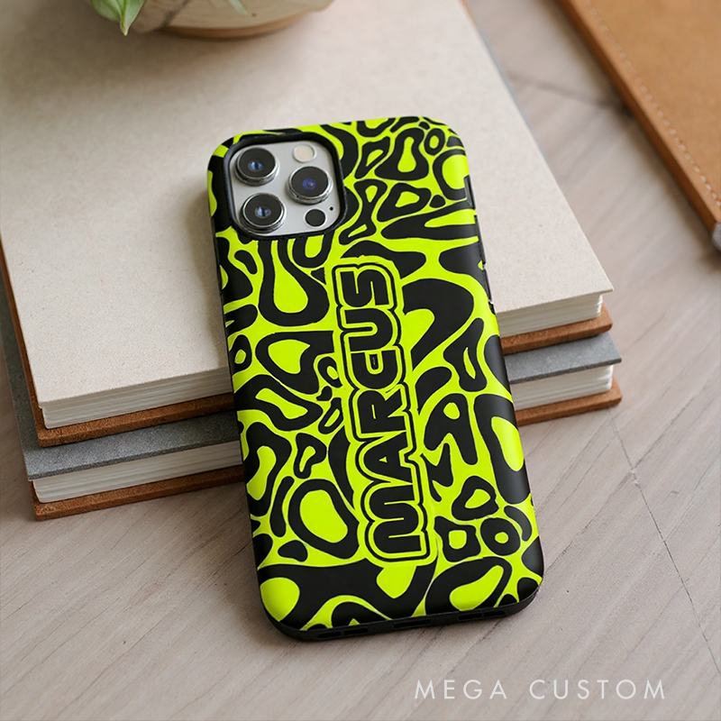 Personalized Racing Name Phone Case Custom Name Design for Racers and Racing Lovers
