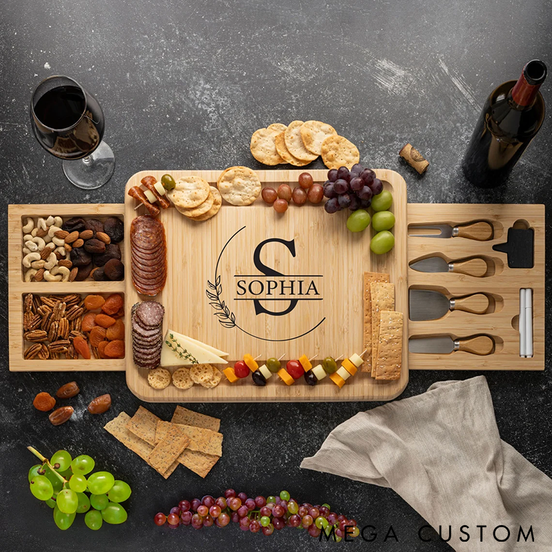 Personalized Charcuterie Board Set Christmas Gift Grandma Gift Idea From Daughter Gift for Mom Gift for Mother in Law Birthday Gift