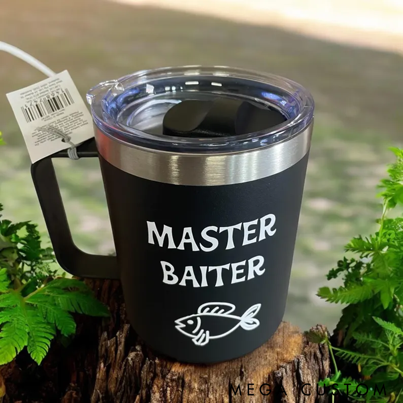 Personalized Funny Fishing Mug Stainless Steel Fishing Travel Cup Joke Mug Fisherman Gift Funny Gift Perfect Gift for Fishing Enthusiasts and Outdoor Adventures