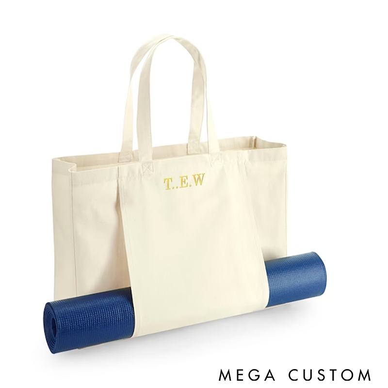 Personalized Yoga Bag Yoga Mat Bag with Initials Yoga Bag With Yoga Mat Holder Durable and Spacious for Yoga Enthusiasts