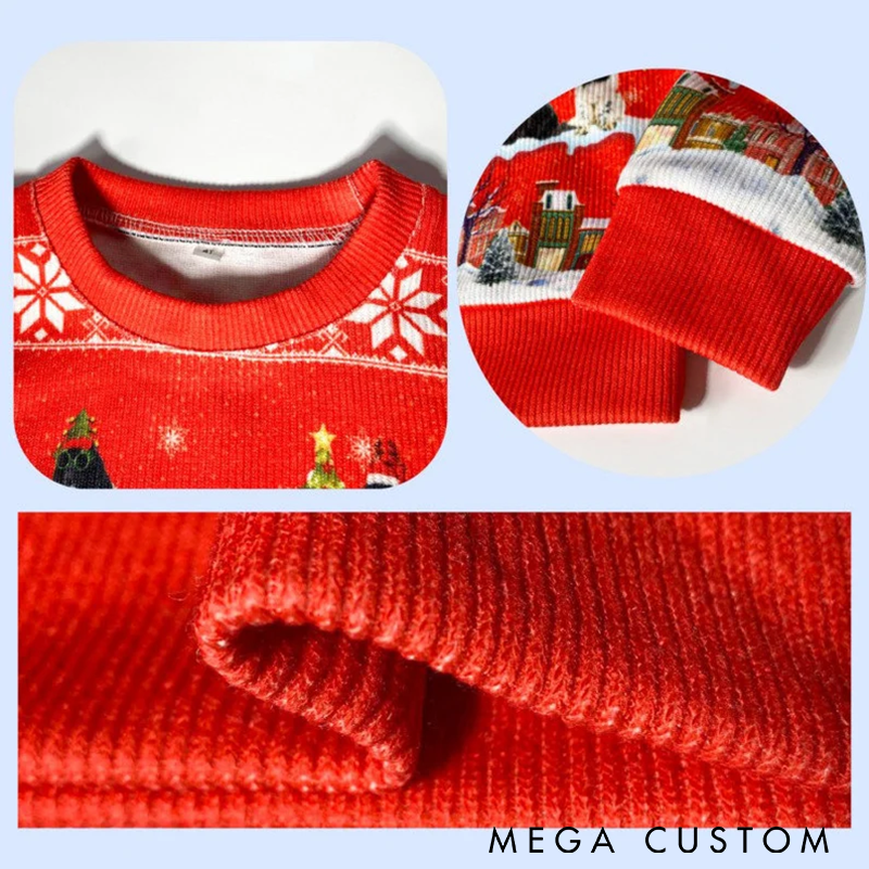 Personalized Fishing Ugly Sweater Custom Photo Ugly Sweater Merry Fishmas Ugly Sweater Perfect Holiday Gift for Fishing Enthusiasts