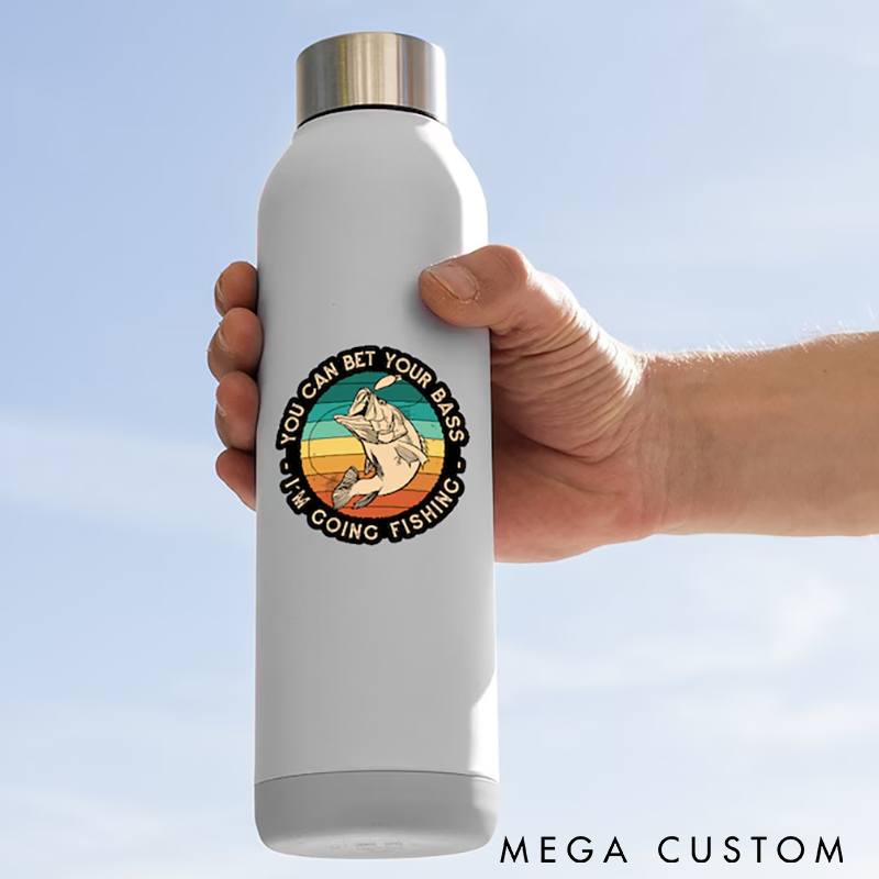 Personalized Funny Fishing Sticker Fly Fishing Sticker Fisherman Sticker Perfect for Laptops Water Bottles Cars and Gifts for Anglers and Fishing Enthusiasts