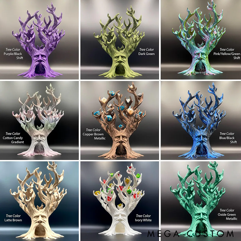 Treant Dice Rolling Tower and Display 3D printed Awakened Tree TreeBeard Dice Display Gift Perfect Gift for D&D and Dice Collectors